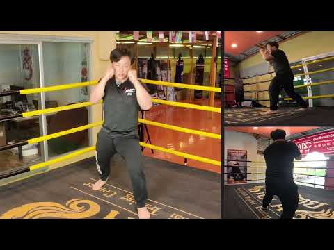 Straight backward step — practice