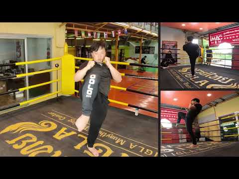 Rear straight knee — demonstration