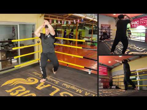 Lead straight knee — practice