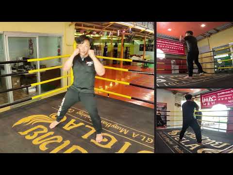 Rightward step — practice