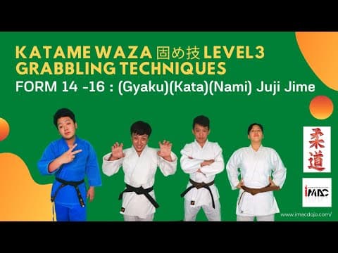 Gyaku-Kata-Nami Juji Jime — Video lesson 1