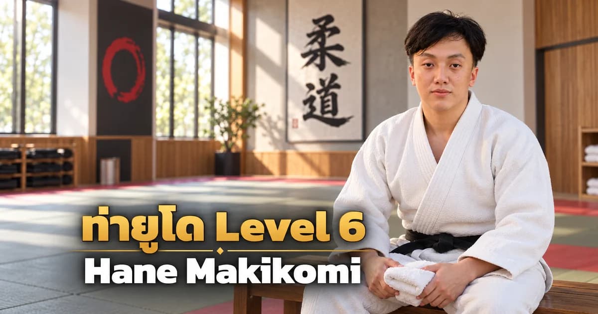 ภาพประกอบครูยูโด IMAC Dojo ในโดโจสมัยใหม่ สำหรับบท Hane Makikomi Level 6