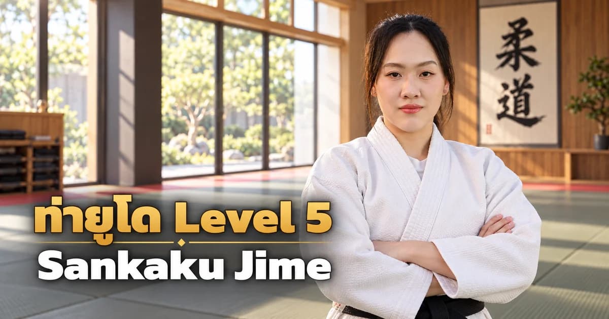 ภาพประกอบครูยูโด IMAC Dojo ในโดโจสมัยใหม่ สำหรับบท Sankaku Jime Level 5