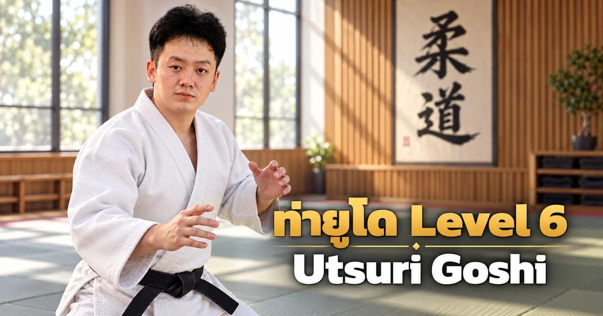ภาพประกอบครูยูโด IMAC Dojo ในโดโจสมัยใหม่ สำหรับบท Utsuri Goshi Level 6