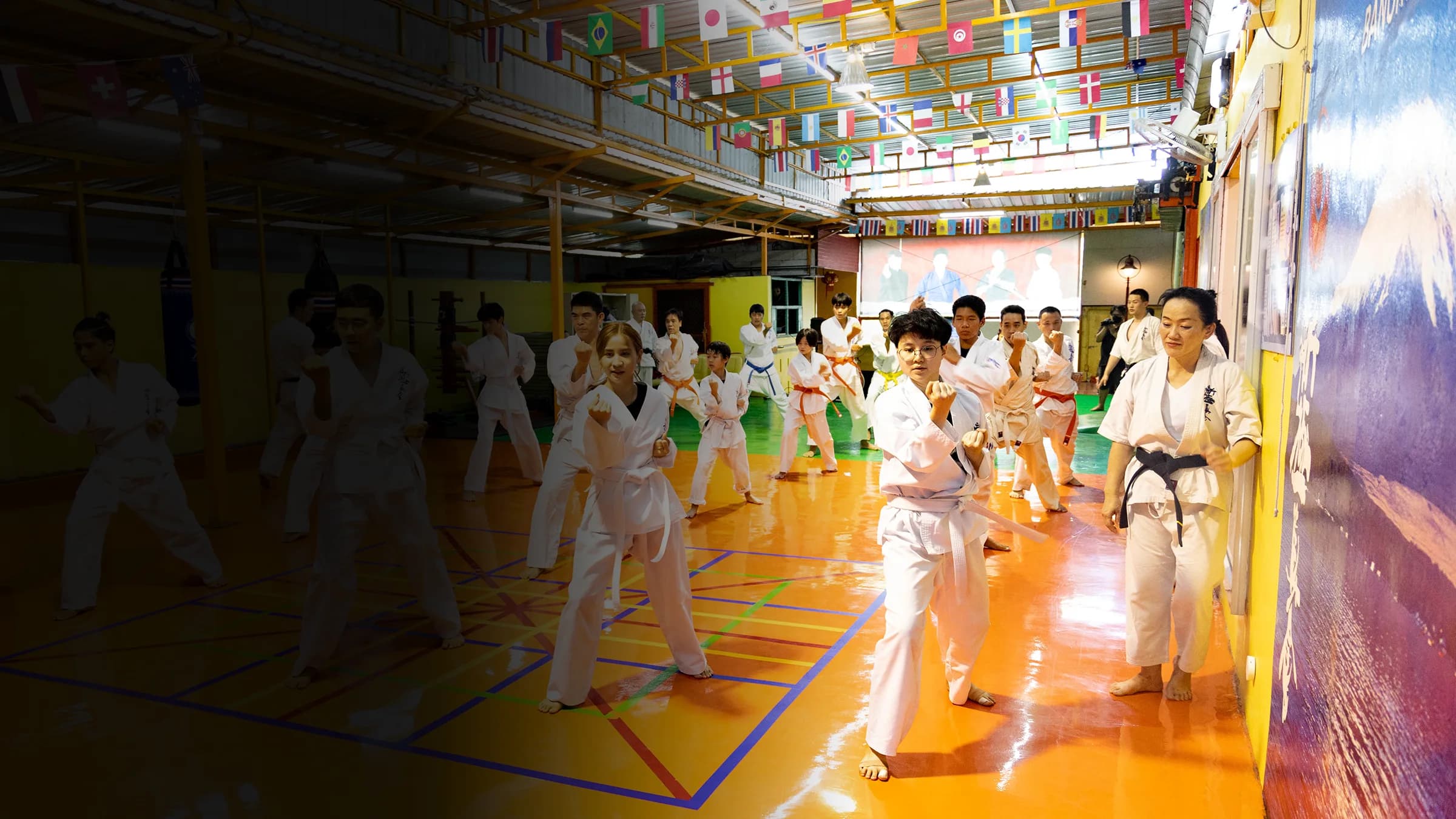 IMAC DOJO martial arts school Bangkok training at Ladprao 101