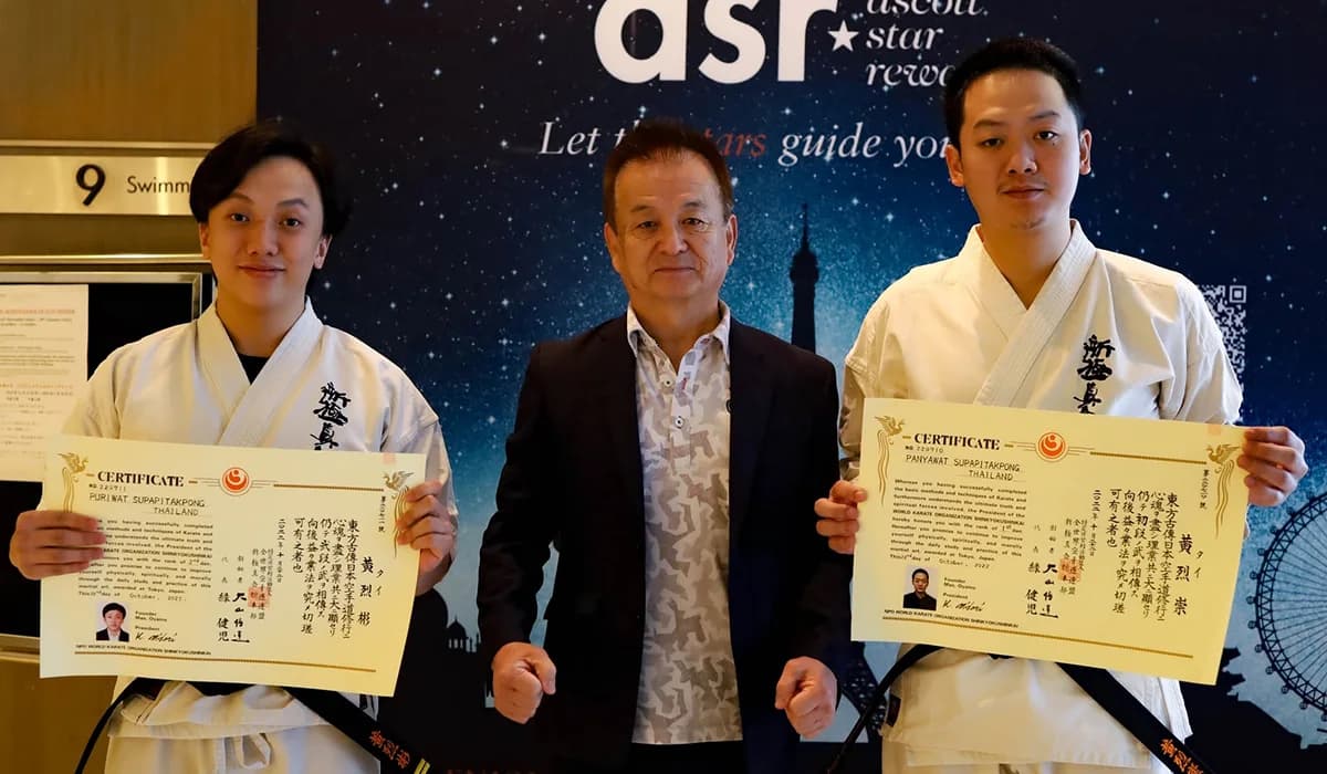 Shihan Nagashima Fumiaki — ประธานสาขาประเทศไทย (WKO)