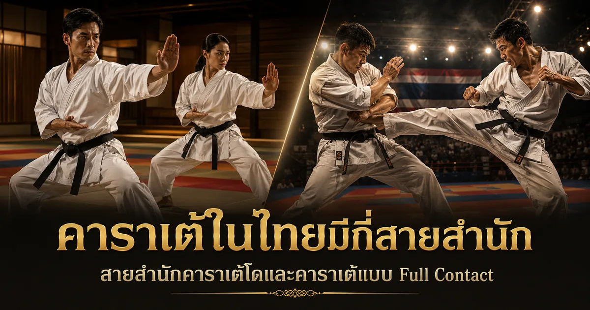 ผู้ฝึกคาราเต้สายดั้งเดิมและการแข่งขันคาราเต้แบบ Full Contact ในประเทศไทย