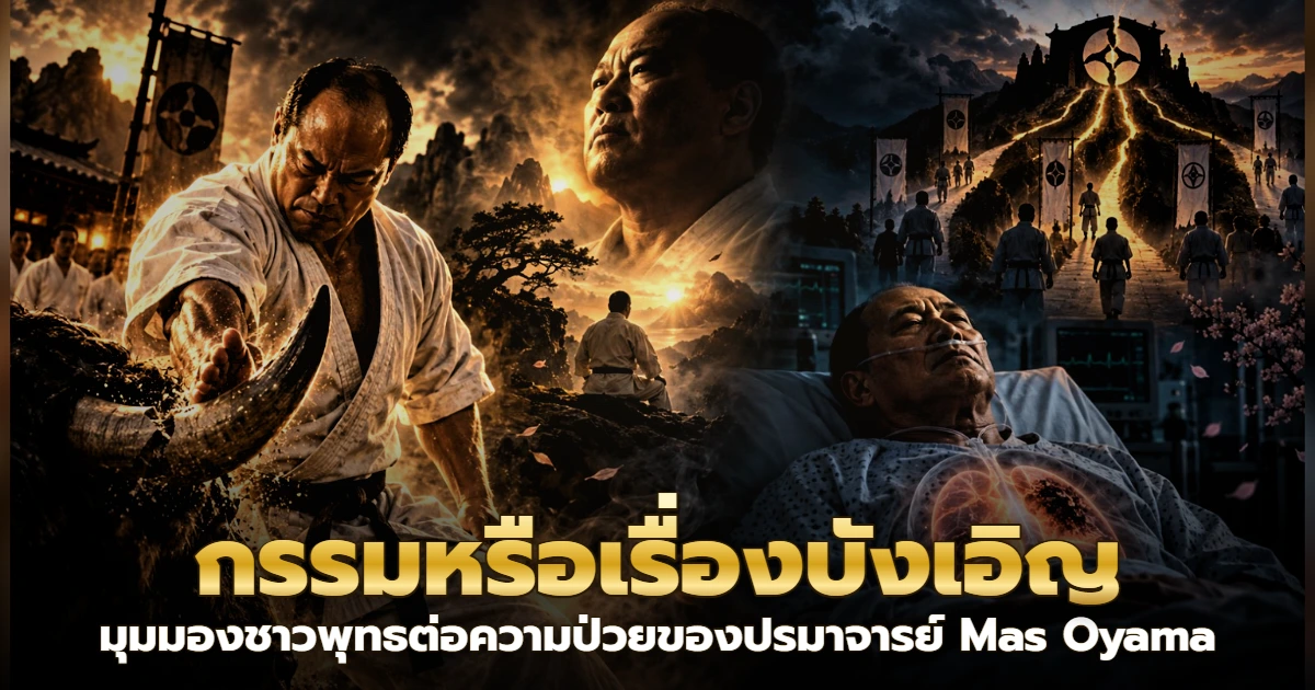ปรมาจารย์คาราเต้เคียวคุชินหัตถ์เทวดาสับเขาวัวกระทิง