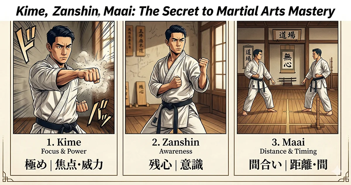 Kime, Zanshin, Maai: The Secret to Martial Arts Mastery | เจาะลึกบูโดญี่ปุ่น