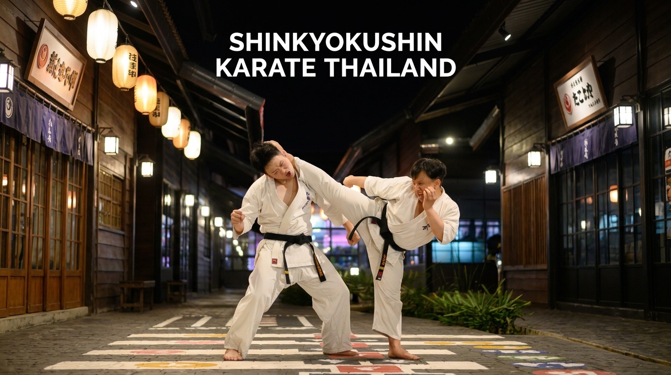 เรียนคาราเต้เคียวคุชิน Shinkyokushinkai ที่ IMAC Dojo ป้องกันตัวได้จริง