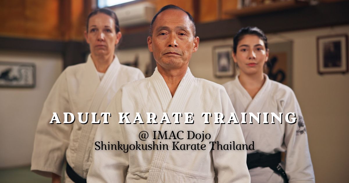 เรียนคาราเต้ผู้ใหญ่ที่ IMAC Dojo | Shinkyokushin Karate สำหรับวัย 40-60
